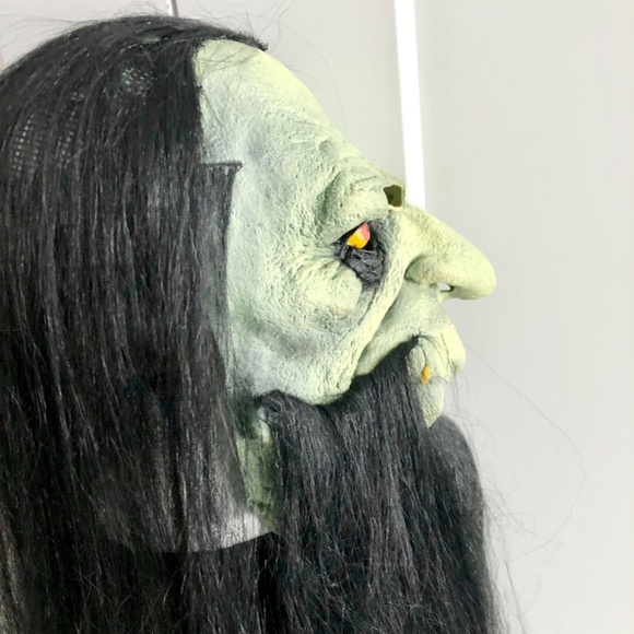 Halloween Mask, Vintage 2003, The Paper Magic Group, Creepy Mask, Beard, Zombie - Picture 7 of 16